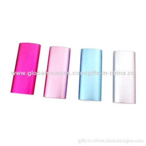 Fashionable Power Bank for iPhone 4/5/5S/5C, Samsung Galaxy S3/S4, Mobile Phones, 5,600mAh, 5.0V/1A